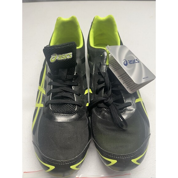 New Green/black Asics Hyper MD Men's Track Spikes (9.5) - Picture 1 of 12